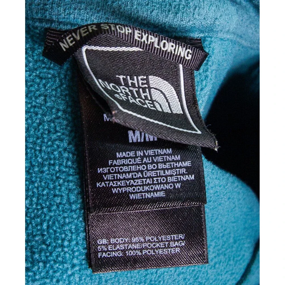 The North Face Blue Full Zip Up Jacket Men's Size Medium